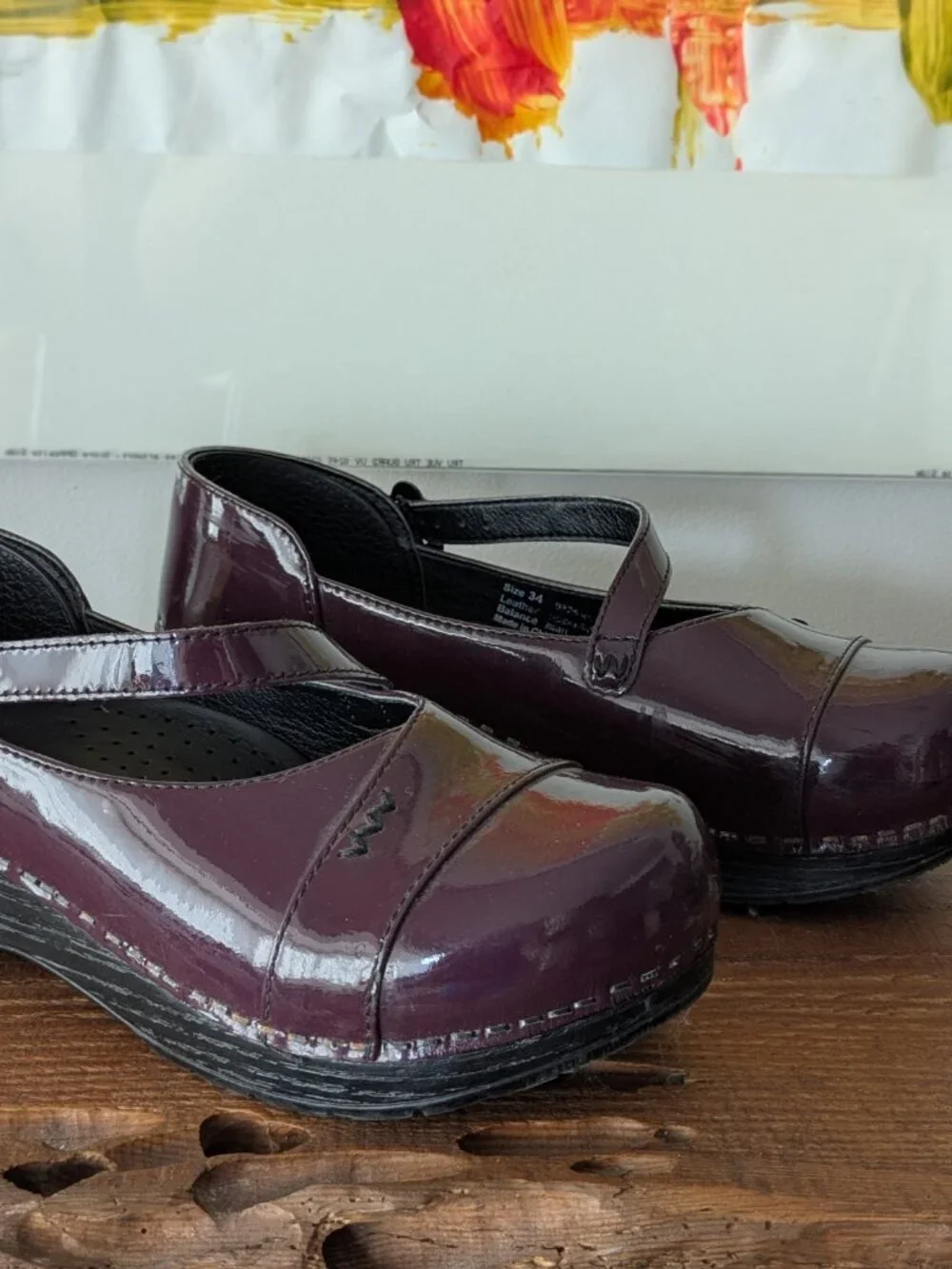 Dansko Marcelle clog - burgundy - size 34